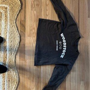 One Clothing Woodstock Cropped Sweatshirt